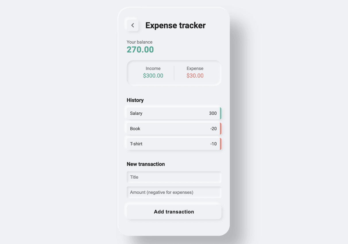 Expense Tracker